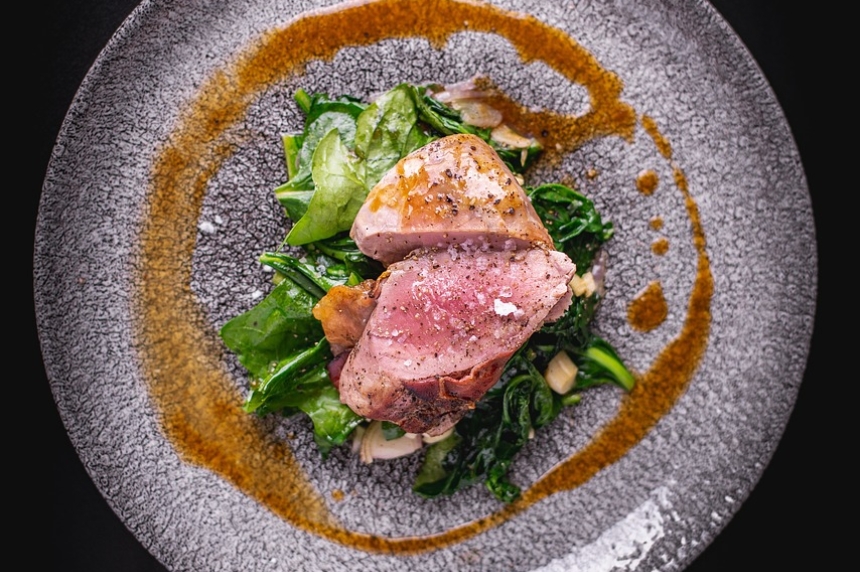 Solomillo ib&eacute;rico con salsa de trufa